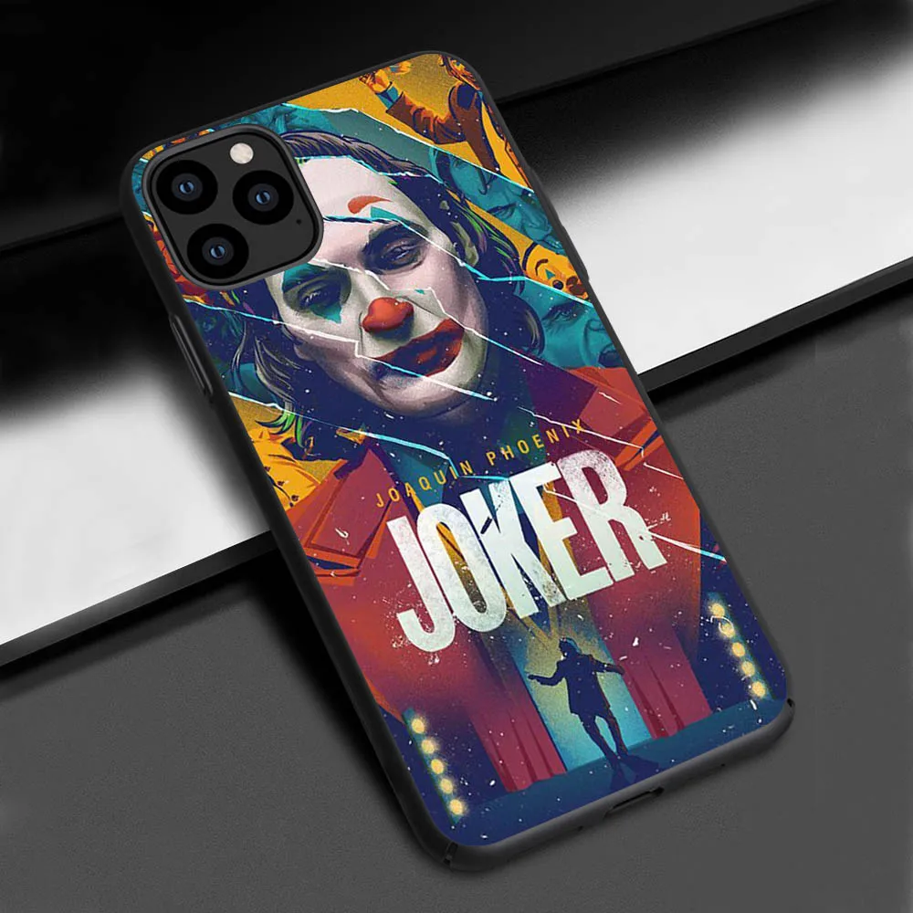 Забавный чехол для телефона joker для Apple iPhone 11 pro Xs Max чехол 5 5S Se 6 6S 7 8 Plus X XS XR черный мягкий резиновый ТПУ чехол для телефона 11 Pro