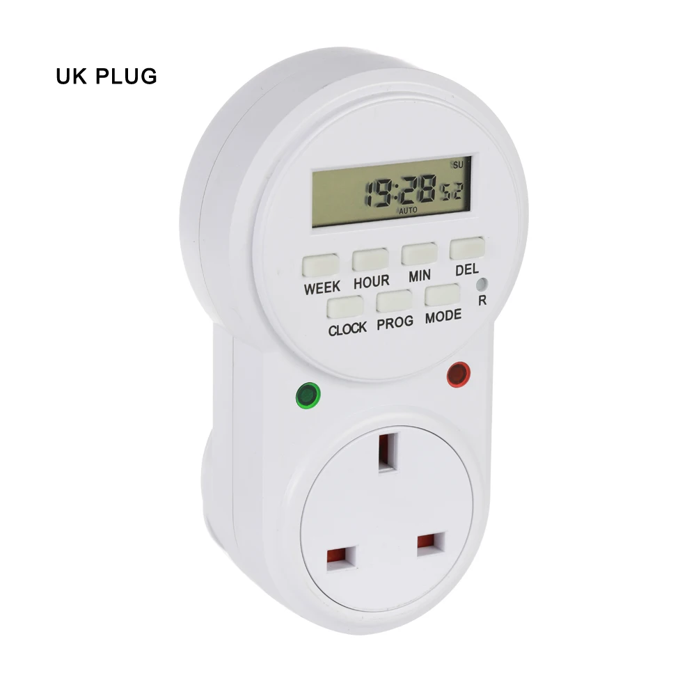 

Hot Smart Power Socket Digital Timer Switch Energy Saving Adjustable Programmable Setting for smart home Electrical GSM Socket