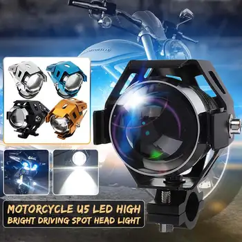 

U5 Motorcycles LED Headlight Waterproof Super Bright Working Spot Light Motorbike Fog Lamp Scooters Spotlight