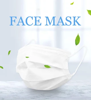 

Dust Respirator Protection Unisex Mouth Mask Disposable Non-Woven Masks Three-layer Filter Anti-dust Face Mask