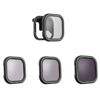 

Camera Filter Sets CPL ND8 ND16 ND32 Filters Lens Protector with Magnetic Adapter Lens Accessories Compatible with GoPro Hero 8