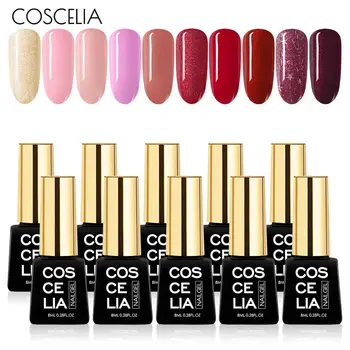 

COSCELIA Nail Gel Polish 8ml 6/10 Pcs Nail Gel Varnish Set All For Manicure Set Kit For Nail Art Nails Kit