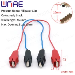 1pair Alligator Clips Crocodile Wire Banana Plug and Alligator Clip Power Connector