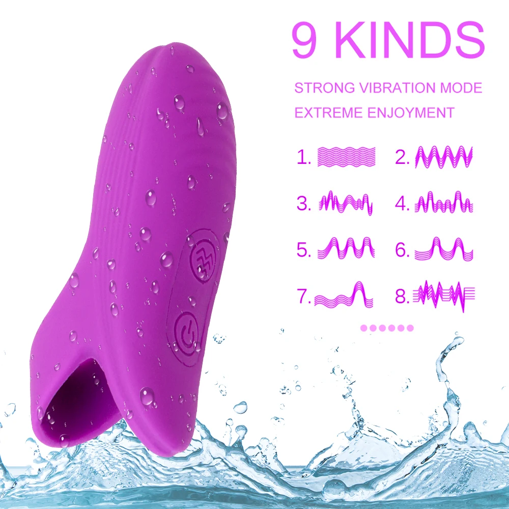 Mini Klitoris Stimulator Finger Vibrator Vibrierender Massager Sex Produkte G-Punkt Stimulation Erwachsene S_voghion.com