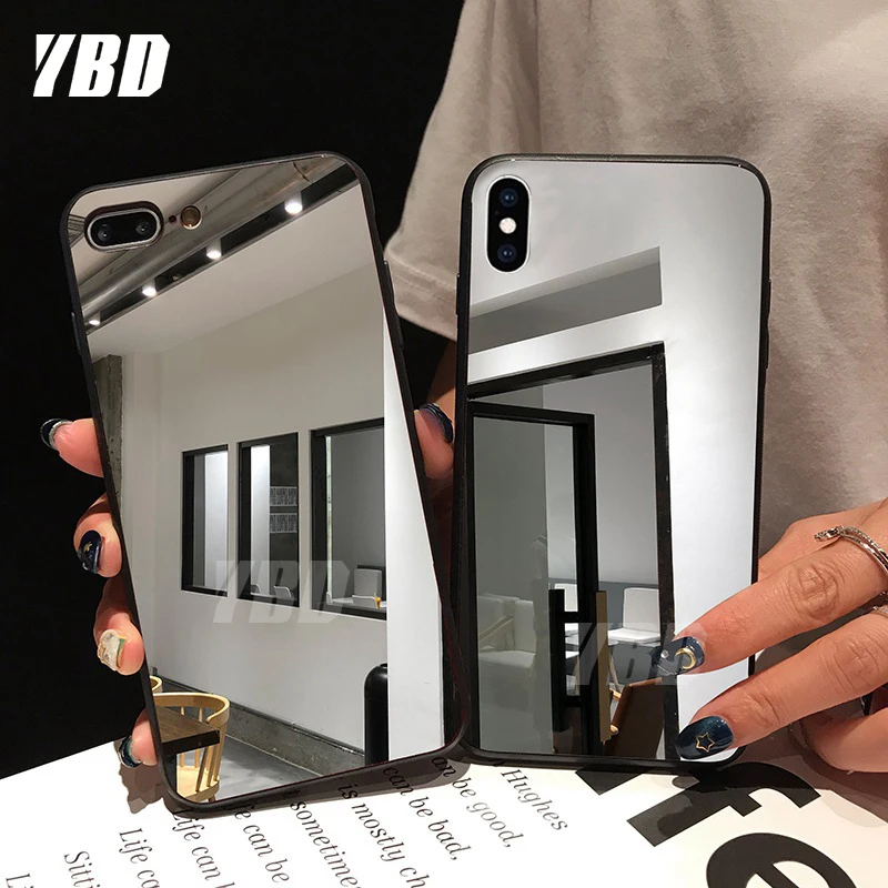 

YBD Hard Mirror Case for Huawei P20 Lite P30 P10 lite P Smart 2019 Protective Case for Huawei Mate 10 20 Lite Cover Funda Coque