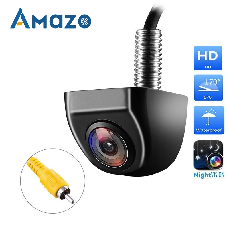 

Car Rear View Camera HD Color Image Video Night Vision 170 Degree Wide Angle Waterproof Shockproof Reverse Backup Car Camera