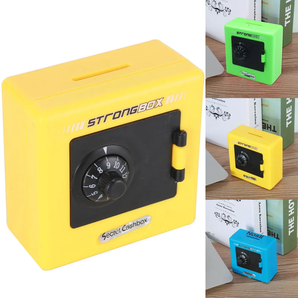 Money Box Piggy Bank 1pcs Combination Lock Coin Money Saving Storage