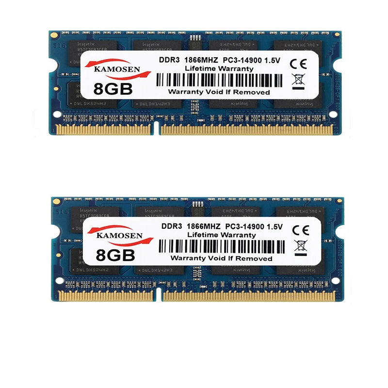 Память KAMOSEN DDR3 для ноутбука 8 ГБ 16 1866 МГц 1 5 в 204 контактов|Оперативная память| |
