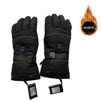 

1 Pair Electric Heating Gloves Battery Powered Thermal Heated Gloves For Men And Women Five-Finger Winter Hand Warmer Ski Gloves