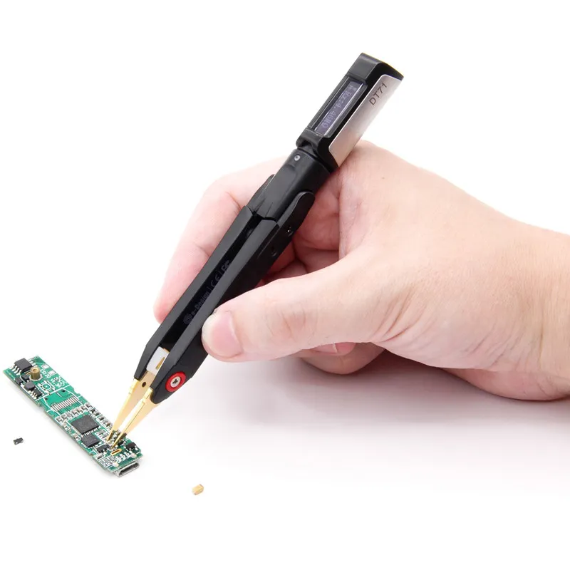 ondernemen aankomst Afgekeurd New Portable Digital Smart Tweezers Dt71 Lcr Meter Signal Generator  Debugging Reparing Tool Oled Display - Capacitance Meters - AliExpress