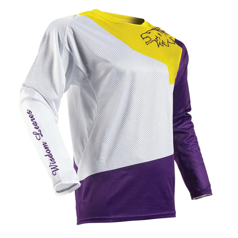 Горные Джерси Длинные рукава Мотокросс camiseta ropa mtb горный велосипед dh рубашка в байкерском стиле - Цвет: G