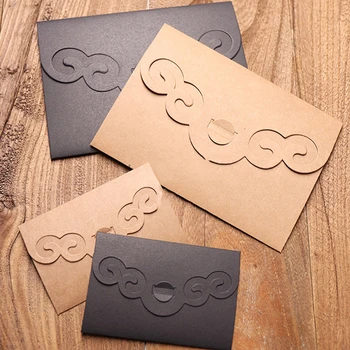 

20PCS/Pack Creative Hollow Out Kraft Paper Thicken Envelopes for Birthday Christmas Wedding Writing Paper Gift Stationery