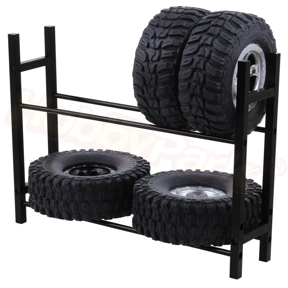 Details about   Tire Rack Storage Wheel Holder Garage Organizer For 1:10 RC Crawler Car Tires