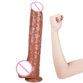 41*7cm Super Long Huge Dildo Suction Cup Realistic Penis Large Strap-on Dick Cock Lesbian Sex Toys For 18+ Adults Women Giant 4