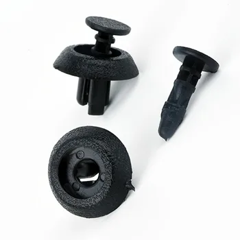 

50Pcs Universal Auto Fasteners Clips 7mm Hole Plastic Car Door Trim Rivets Guard Mat Retainer for Toyota Camry Highlander Carola