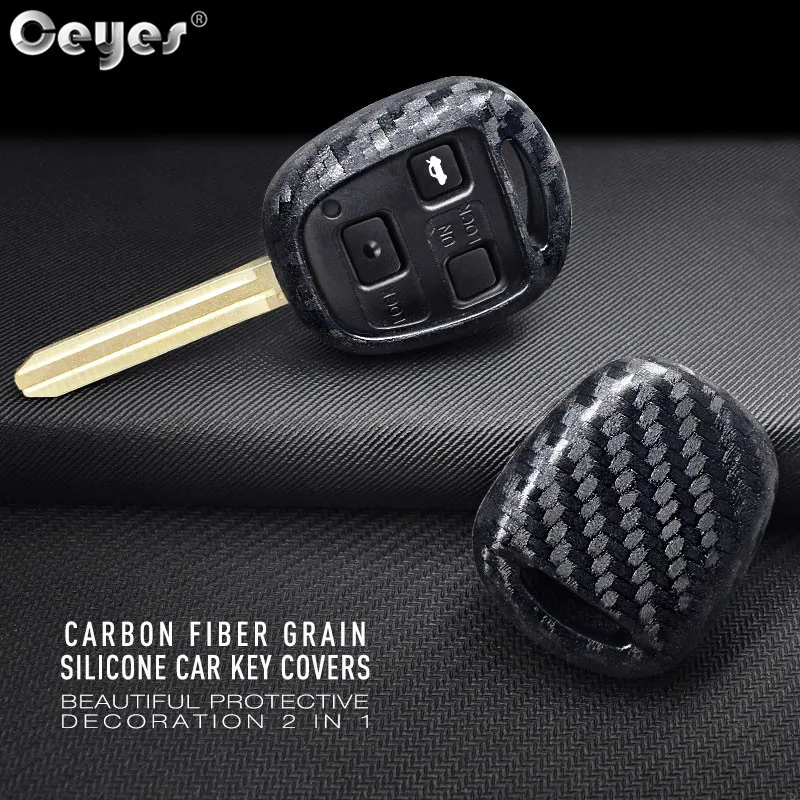 

Ceyes Auto Styling Accessories For Toyota For Lexus GX470 LX470 ES300 GS Car Remote Key Sticker Shell Cover Car Protection Case