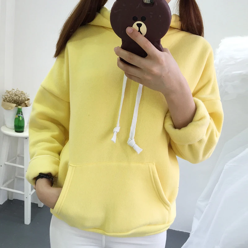 

Harajuku Hoodies Women Tops 2019 New Winter Sweatshirt Streetwear Casual Female Long Sleeve Pullover Moletom sudadera mujer