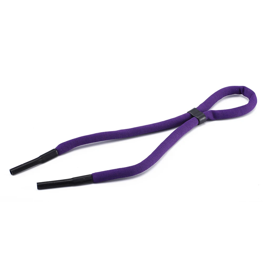 KLASSNUM новейший стиль модный плавающий цепочка для солнцезащитных очков размер регулируемый шнур для очков Очки для чтения шейный ремешок держатель - Цвет: Purple