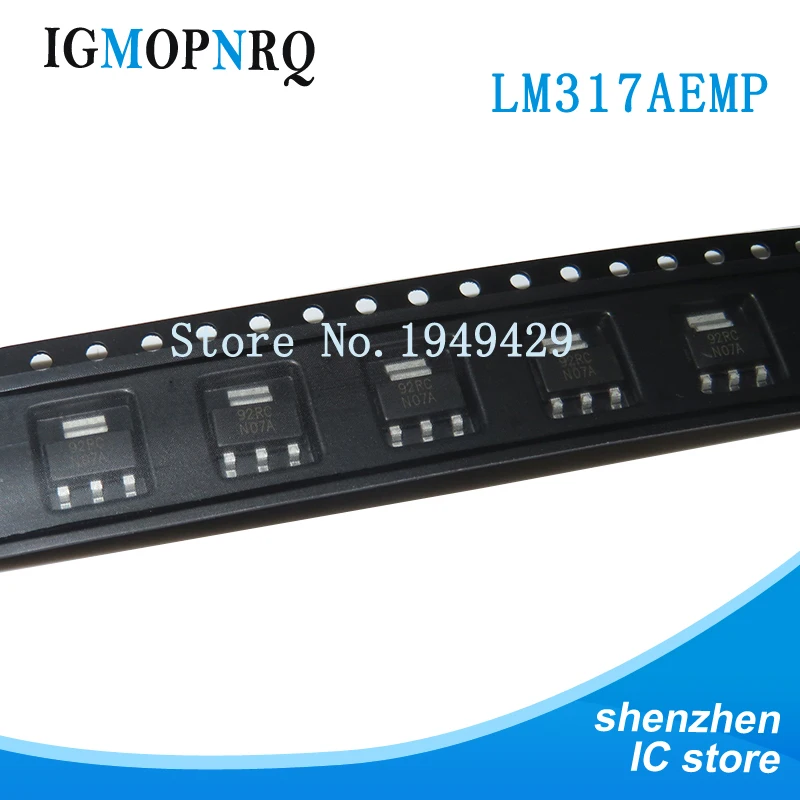 10 шт. LM317AEMP SOT223 LM317 SOT-223 LM317A SMD новый оригинальный | Электронные компоненты и