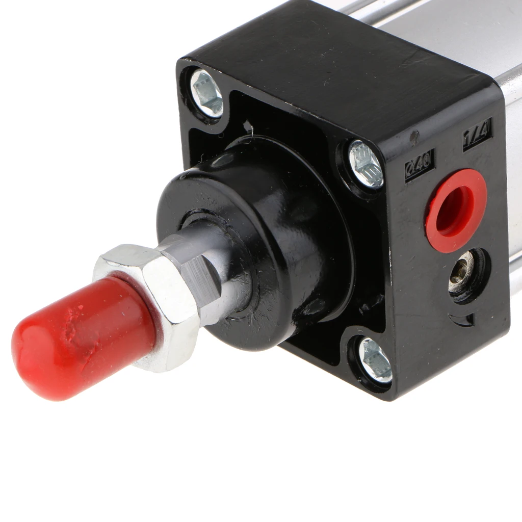 2Pcs SC40 Stroke Model 175/200/250/300 mm Pneumatic Air Pressure Cylinder 1 Piece Aluminum Alloy Bore Dia 40mm