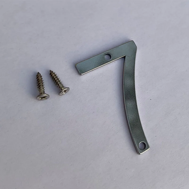 N° De Maison - Marquage 1 - En Acier Inoxydable - Couleur Gris - à