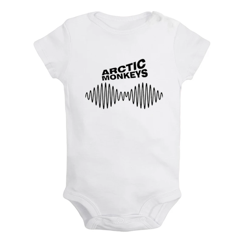 JcBaby047WD Arctic Monkeys/дизайн рок-группы; Одежда для новорожденных мальчиков и девочек; комбинезон с принтом; боди для младенцев; комплекты одежды из хлопка - Цвет: JcBaby047WD