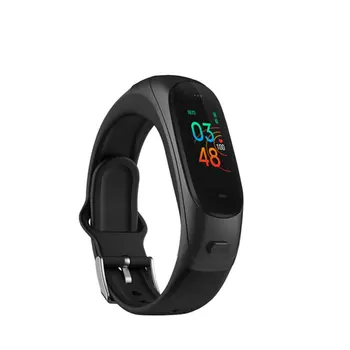 

V08Pro Smart Calling Bracelet Headset 2-In-1 Bracelet Band With Measuring Pressure Pulse Meter Sport Activity Tracker Watch