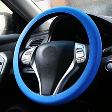 Автомобильный силиконовый чехол на руль для Ford Focus 2 3 4 Kuga Escape Everest Explorer Ka Ranger Mondeo для Fiesta Ecosport