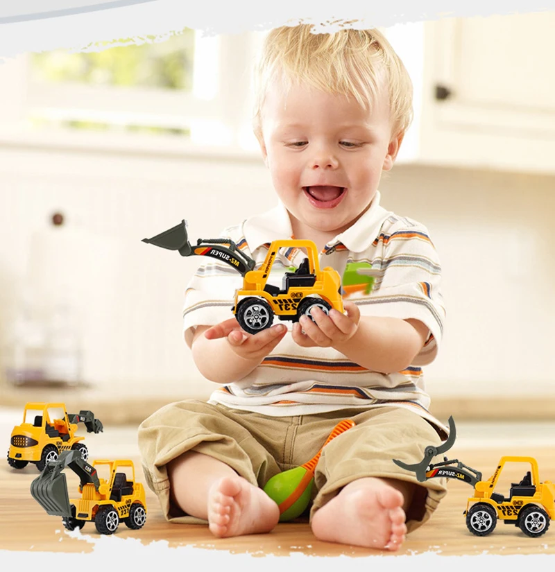 6 Pcs/Set Vehicle Truck Car Model Plastic Diecast Construction Bulldozer Engineering Model Toy Cars for Kids Children Boys Gift 6 Pcs/Set Vehicle Truck Car Model Plastic Diecast Construction Bulldozer Engineering Model Toy Cars for Kids Children Boys Gift