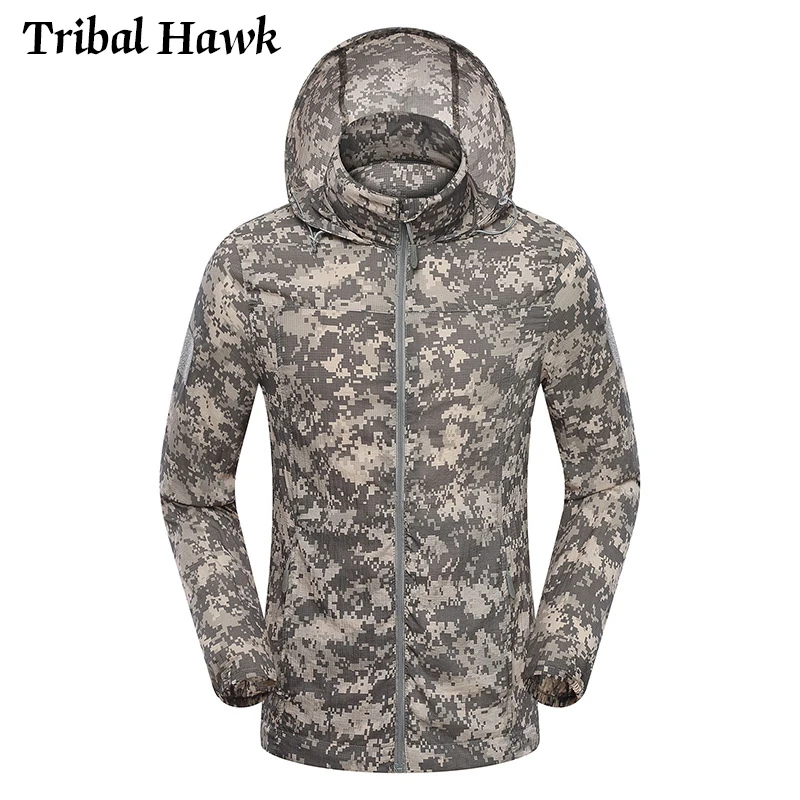 Куртка мужская быстросохнущая камуфляжная тактическая Водонепроницаемая