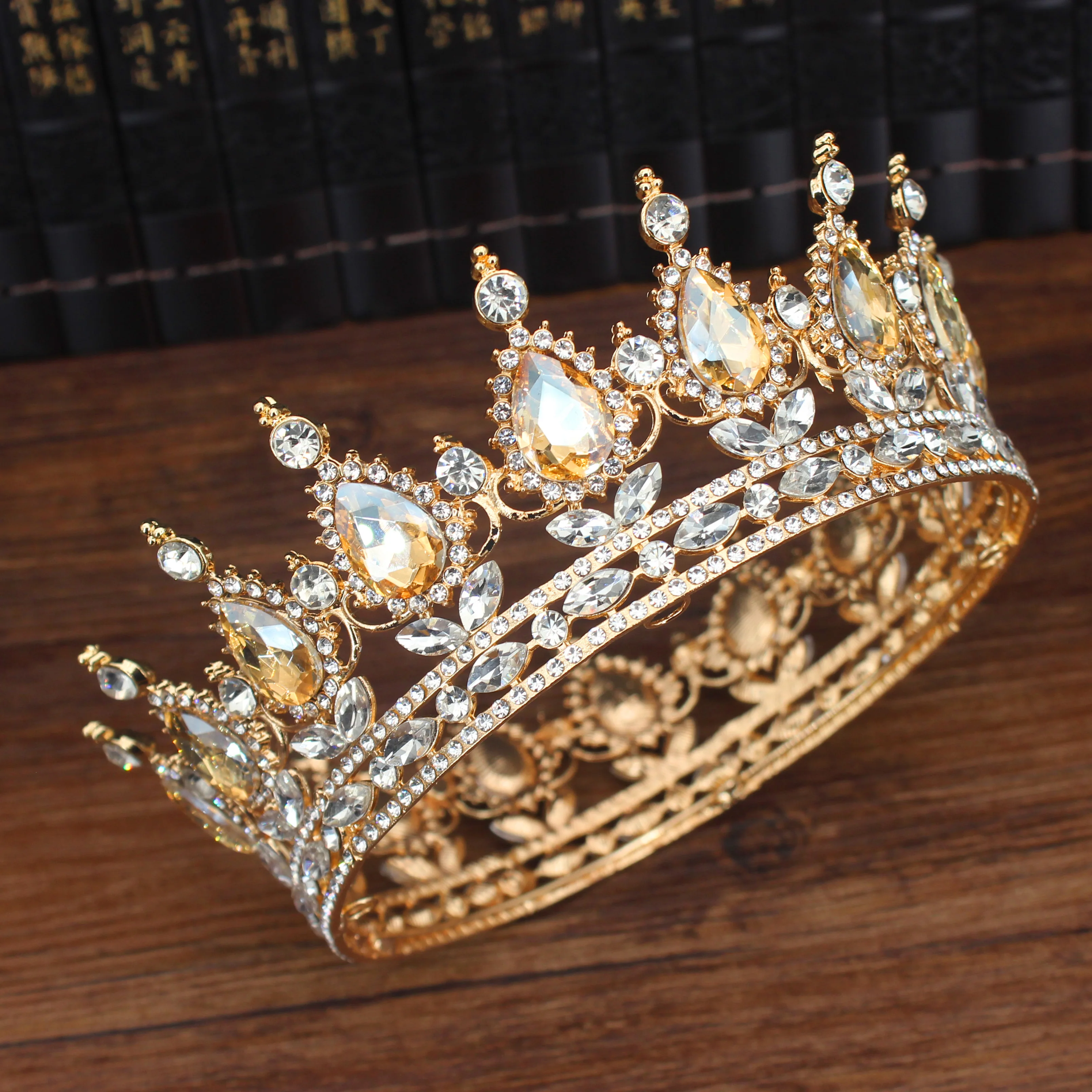 Crystal Queen King Tiaras and Crowns hair accessory jewelry accessories hair headdress bridal headwear hair band crown Bridal Diadem For Bride Women Headpiece Hair Ornaments Wedding Head Jewelry Accessories