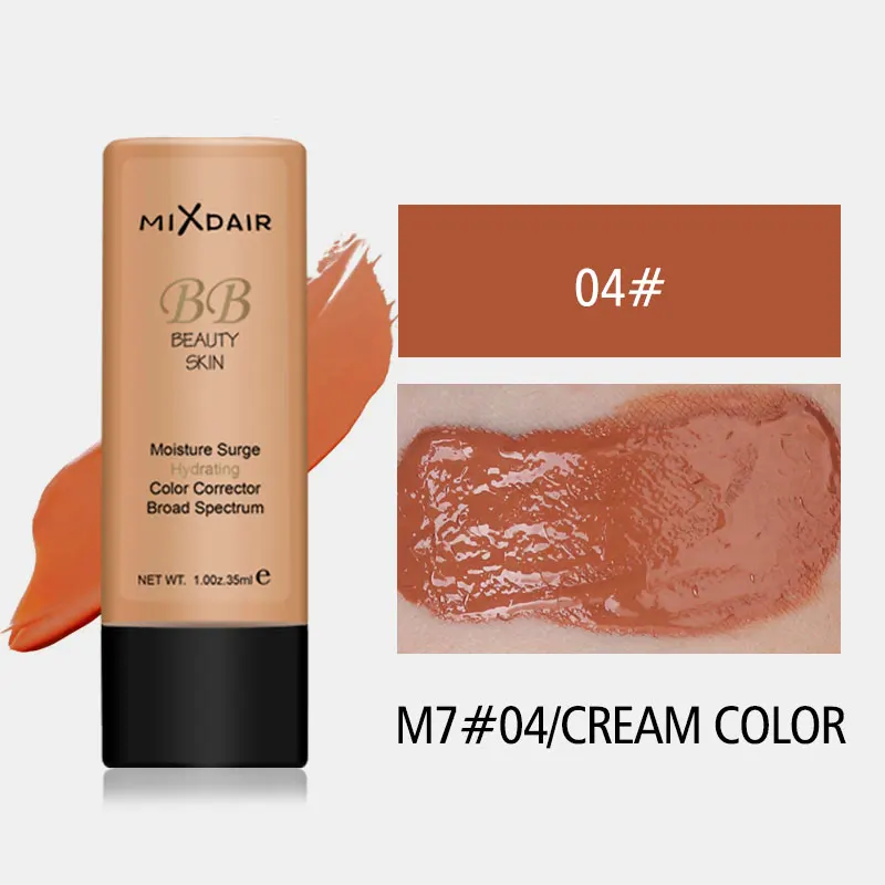 04 Beige MIXDAIR, 35 мл, жидкий консилер, полное покрытие, 4 цвета, основа, контур, покрытие, темные круги под глазами, лицо, шрам, водонепроницаемая основа, косметика - Цвет: 04 Beige