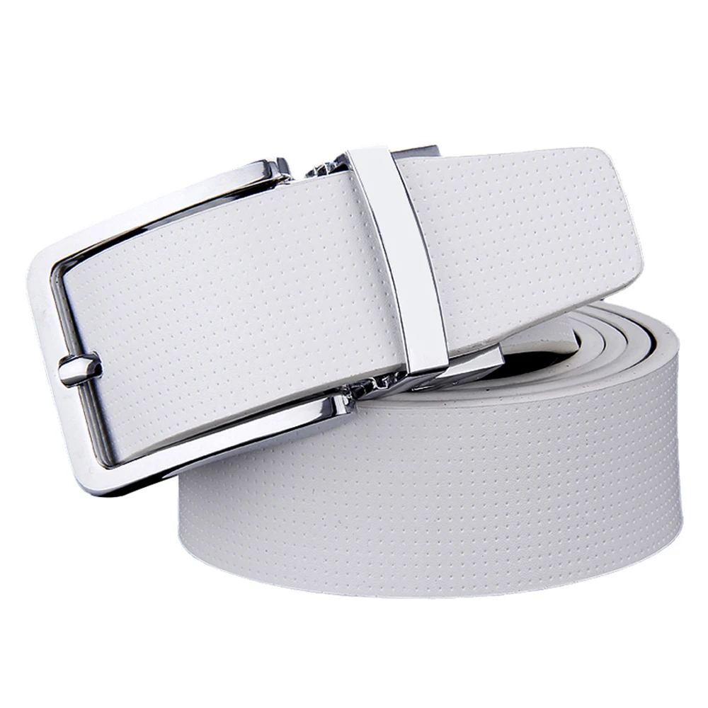 fish belt Cowhide Designer Luxury Belt Men Male Waist Strap Leather Pin Buckle White Genuine Leather Belts For Men Pants Band Ceinture black leather belt