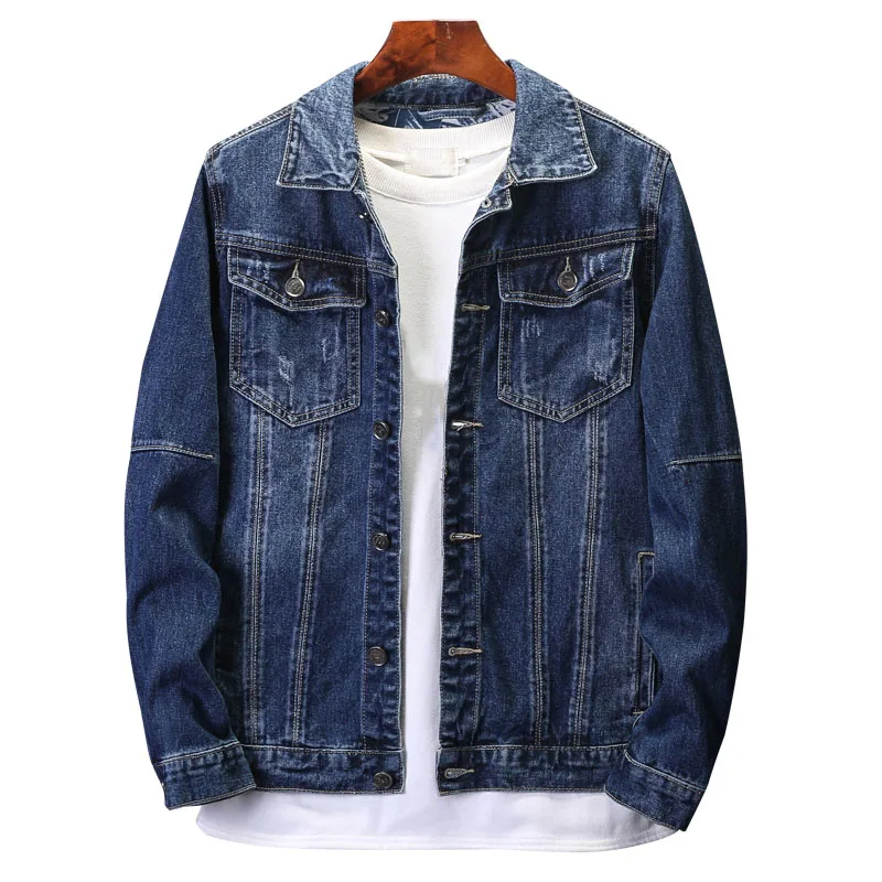 KSTUN, мужская куртка, джинсовые куртки, мужская хлопковая одежда, модные куртки, уличная одежда, весна-осень, chaqueta hombre - Цвет: 6002D