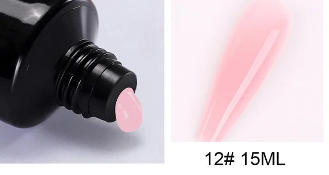 15ml Poly Acrylic Gel For Nail 22 Color Spangle Crystal Extension Gel UV/LED Light Quick Extension Nail Without Paper Holder&_&* 12