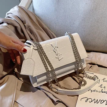 

Crocodile Pattern Crossbody Bag for Women Luxury Handbags Women Bags Designer Women Messenger Bags Chain Purses and Handbags