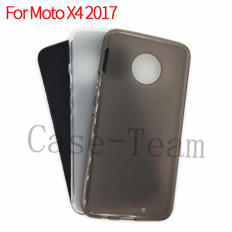 Матовый Мягкий ТПУ чехол для мобильного телефона Motorola Moto X4 2017 прозрачный |