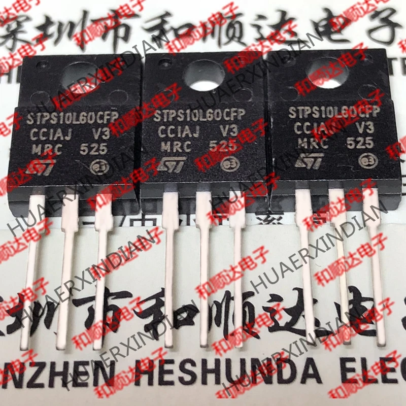 1 шт. Новый и оригинальный STPS10L60CFP TO 220F 600V 10A|Компоненты предохранителей| |