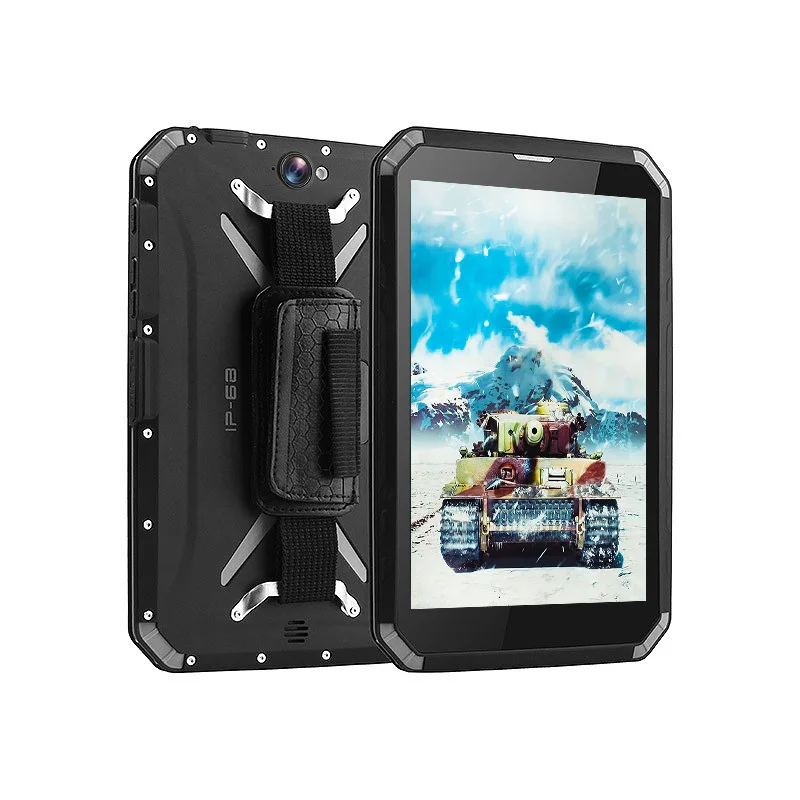 Tableta PC Q802 de 8 pulgadas, tres pruebas IP68, antidelgada, 4G, MTK6753, Qcta Core, 4G, 64G, Android 9,0, Win10, BT4.0, 2G/3G/4G, cámara de 13,0mp