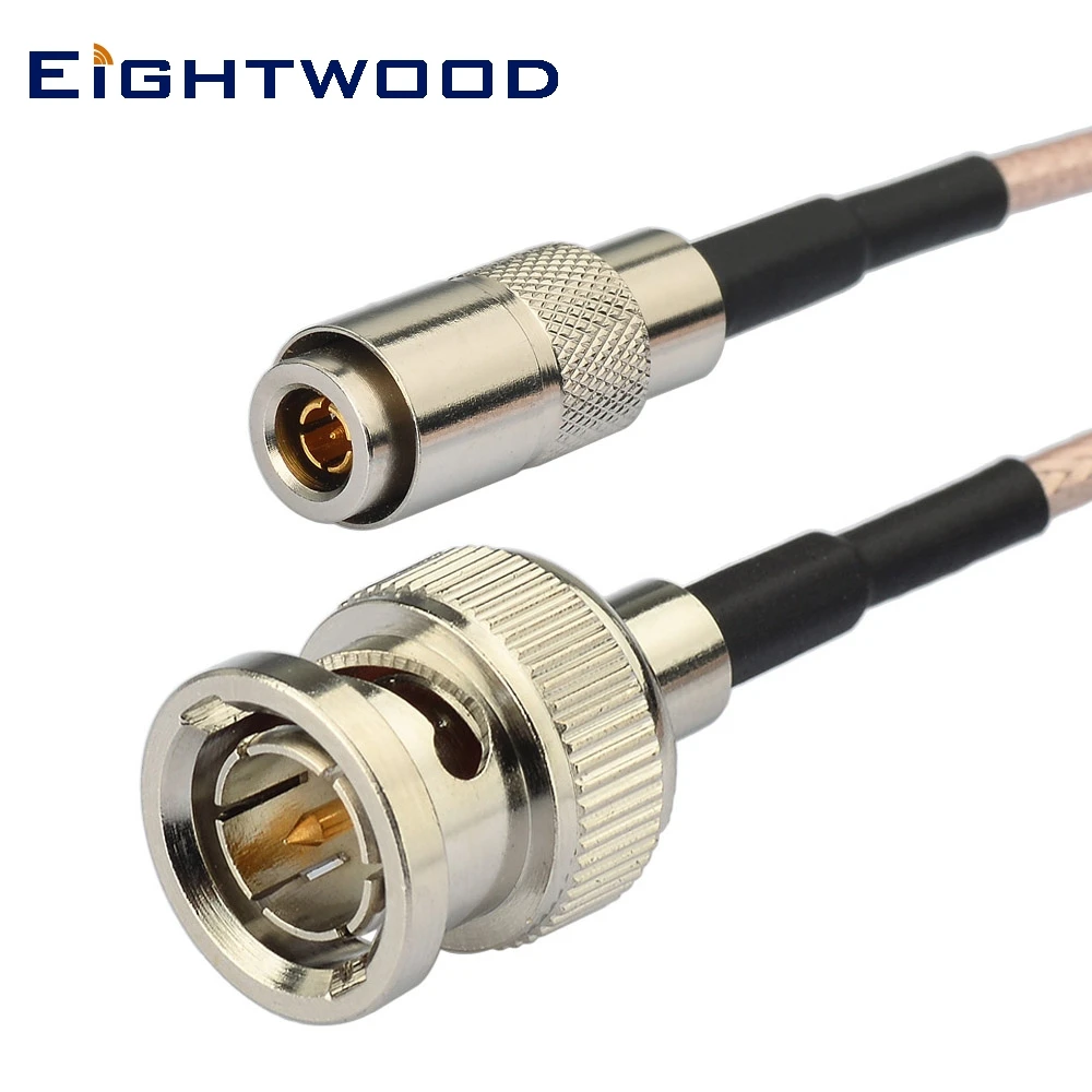 Eightwood 3g/HD SDI Кабель BNC штекер для DIN 1,0/2,3 Мужской обжимной RG179 коаксиальный кабель адаптер для Blackmagic Video Assist