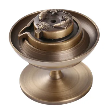 

Brass Backflow Insence Burner Vintage Smoke Fountain Arabic Incense Stick Holder Lotus Wierrook Waterval Smoke Diffuser AC50IB