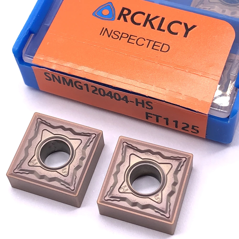 10 шт. RCKLCY SNMG120404 HS FT1125 ЧПУ твердосплавный инструмент для обработки деталей вращения вставка токарный станок резак вставка для нержавеющей стали