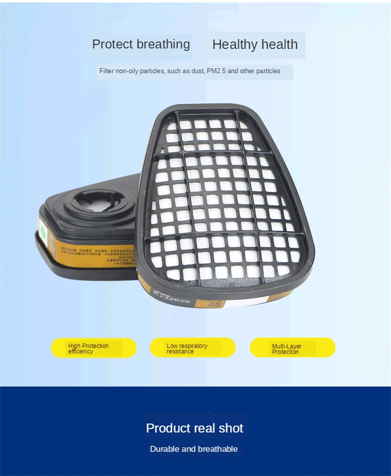 Lot De 2 Cartouches Respiratoires 6001CN Anti-vapeurs De