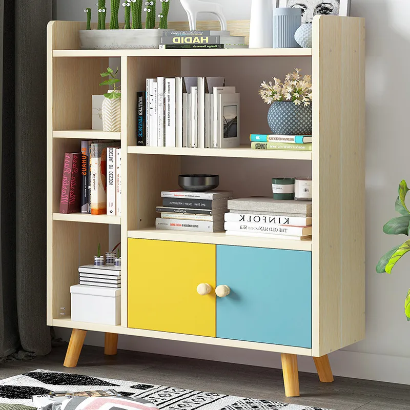 

On Behalf of Simple Bookcase Combination Household Multifunctional Shelf Minimalist Modern Province Space Students Bookcase