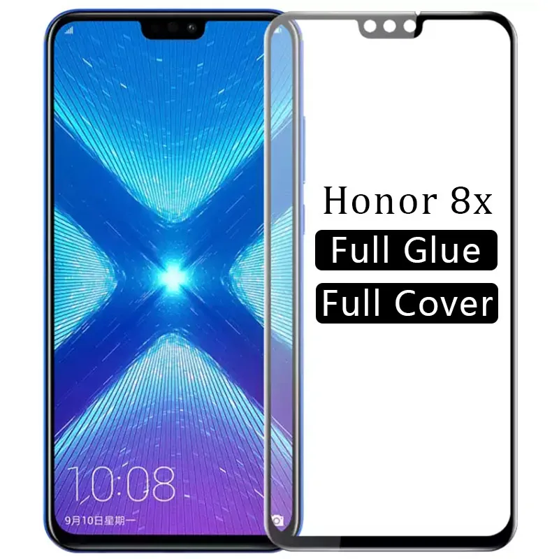 case on honor 8x tempered glass for huawei honor8x 8 x x8 full cover screen protector phone coque 6.5 honer jsn l11 l21 l22 l23 | Мобильные