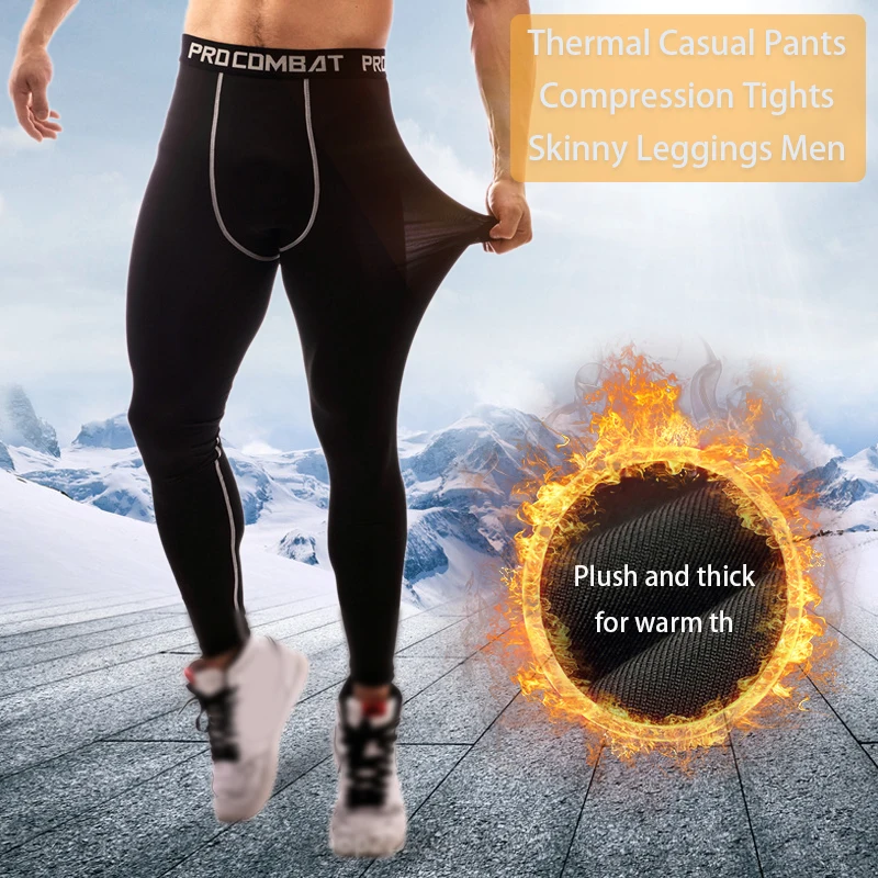 Compression Pants Mens Gym Leggings Sport Training Pants Men Running Tights Trousers Men Sportswear Dry Quick Fit Jogging