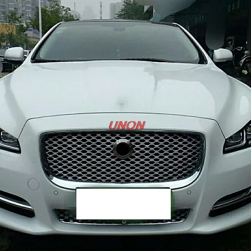 Front Grille Upper Mesh Grill For Jaguar XJ 2010 2011 2012 2013 Chrome Automobile Car Parts Accessories
