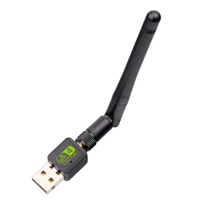 Беспроводной USB Wifi адаптер 150 Мбит/с 2dBi антенна USB Wifi приемник сетевая карта Wifi ключ 802.11b/n/g Бесплатный драйвер USB Ethernet