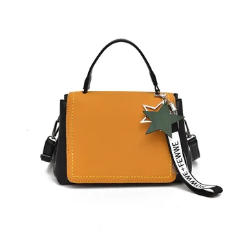 

Ladies shoulder bag classic tassel bag square bag new college style pu leather women bag lady diagonal bag handbag