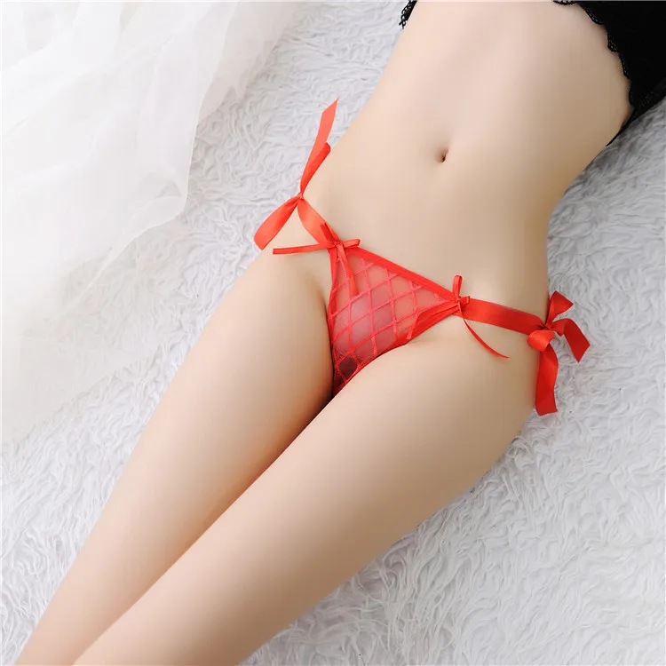 

Women Girls Lovely Underwear Sexy Lace Cotton Panties Ladies Romantic Hollow Thong Low Waist Transparent Briefs Free Shipping